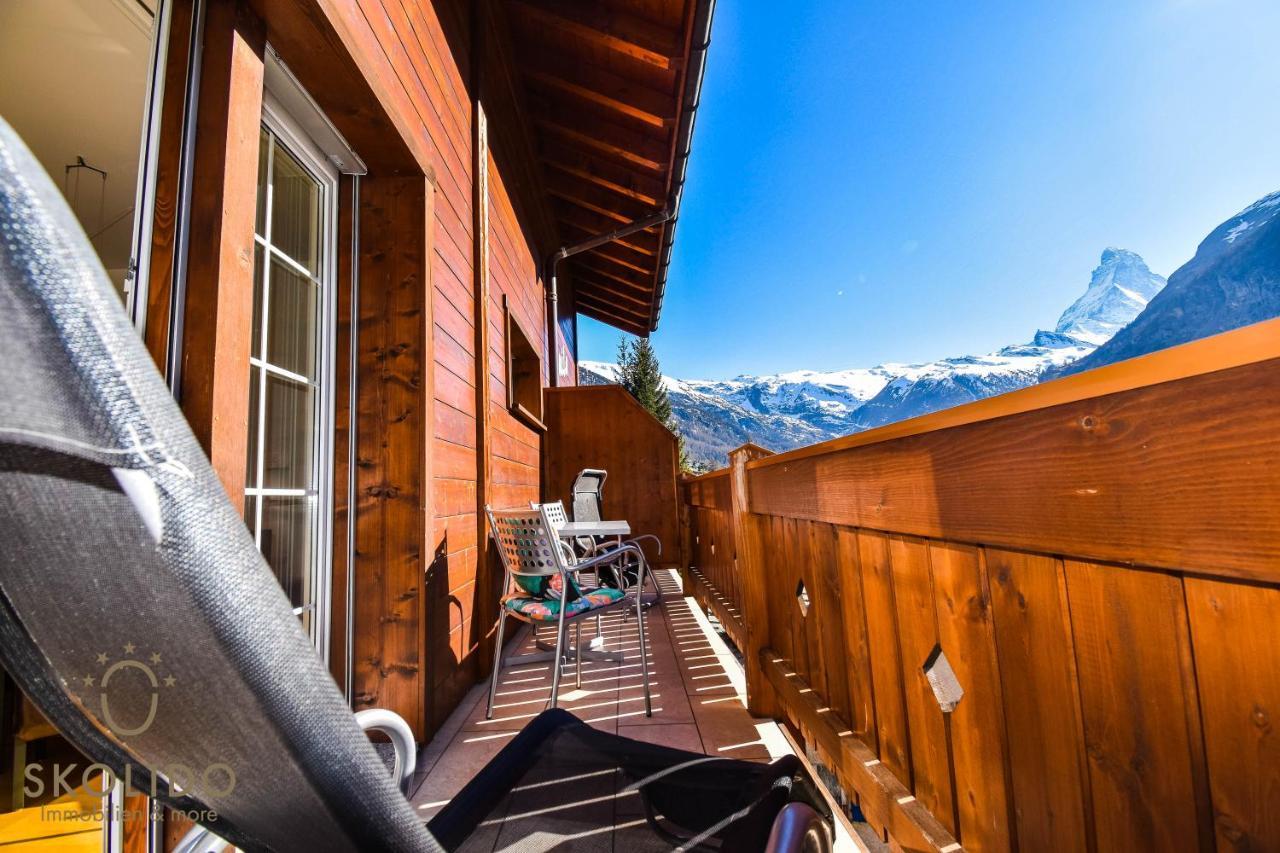 Wohnung In Zermatt Mit Postkarten Matterhornblick Екстериор снимка