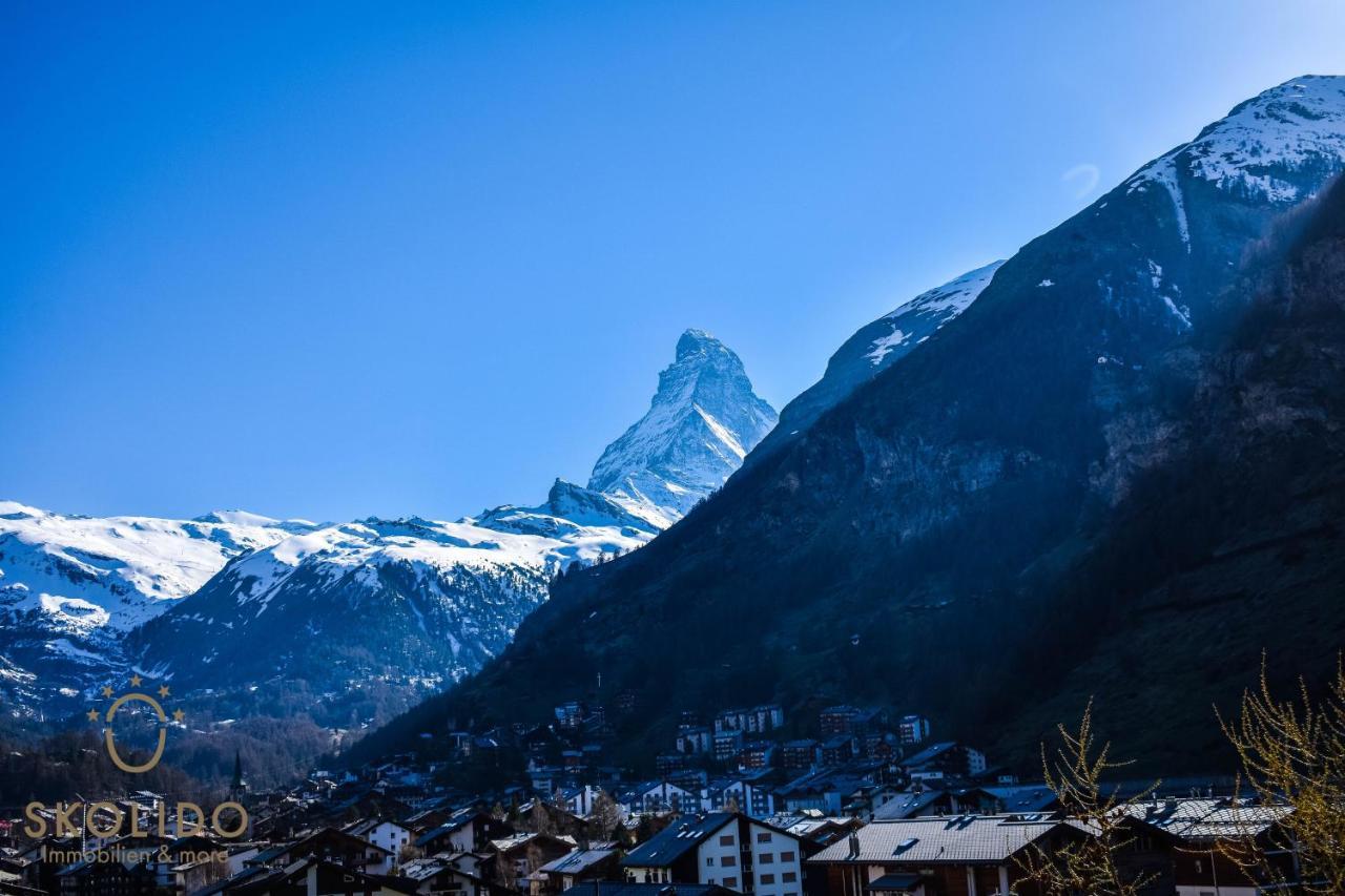 Wohnung In Zermatt Mit Postkarten Matterhornblick Екстериор снимка